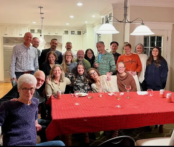 Friendsgiving around the table