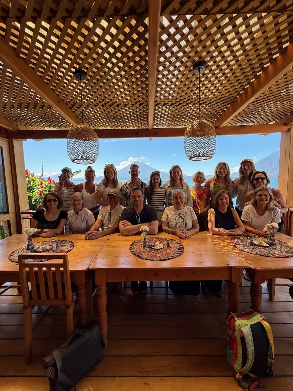 The club around a long table